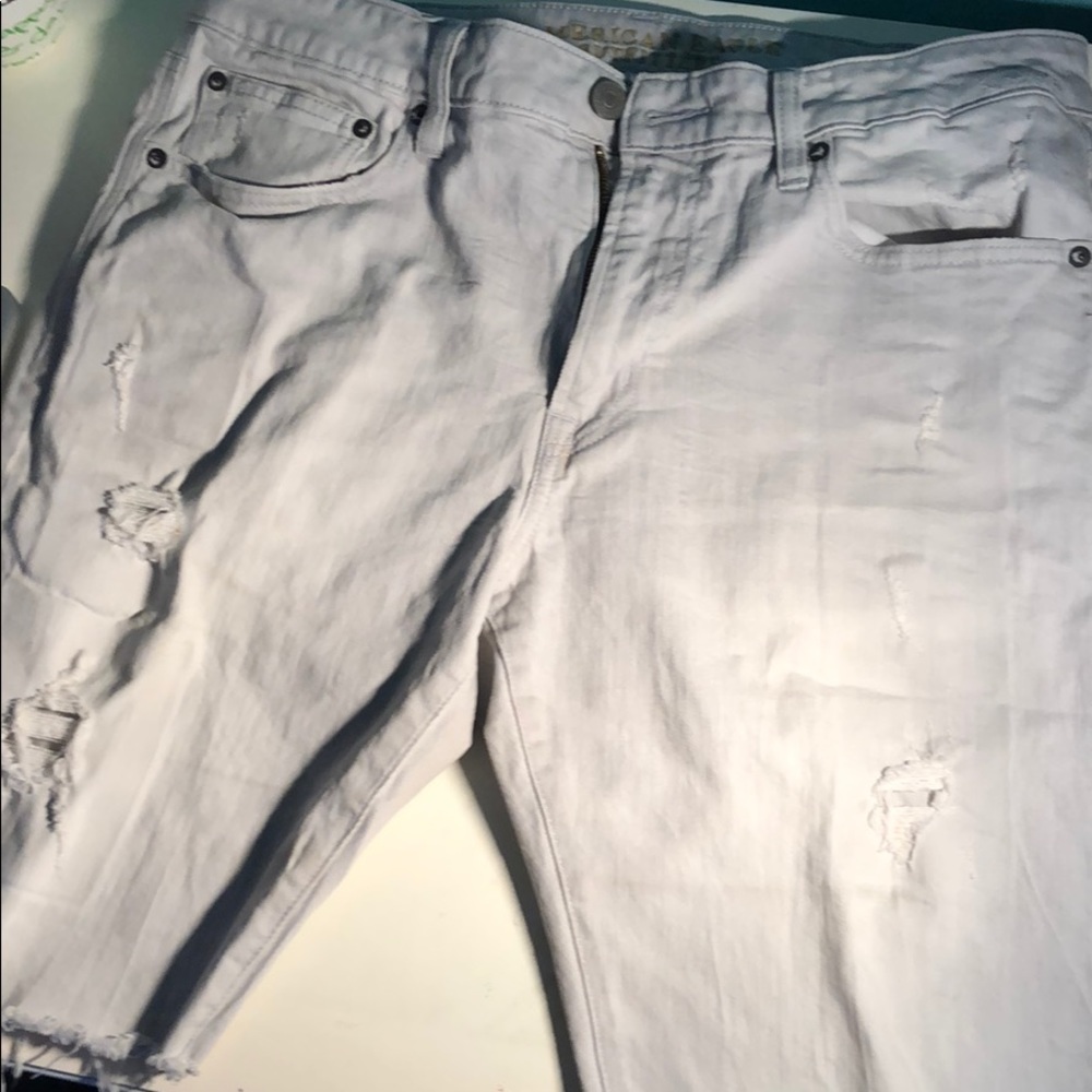distressed jean shorts men’s 34